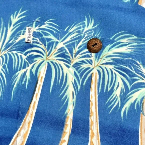 Kahala Hawaiian Shirt John Severson Mens Size XL Button Shirt Short Sleeve Rayon - Picture 8 of 11